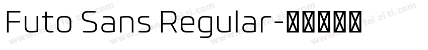 Futo Sans Regular字体转换